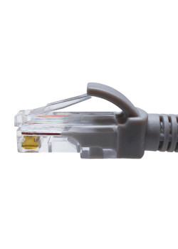 Патч-корд U/UTP кат.5E 4х2х26AWG (7х0.16мм) Cu LSZH сер. 0.5м SUPRLAN 10-0141