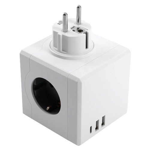 Разветвитель сетевой 3-местный с/з STEKKER ADP16-33-21, 250V, 16A, ABS пластик, белый Разветвитель сетевой 3-местный с/з STEKKER ADP16-33-21, 250V, 16A, ABS пластик, белый