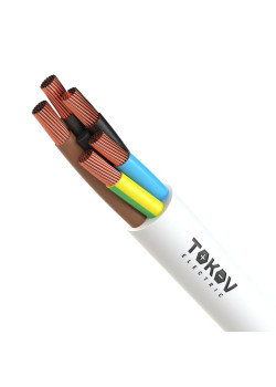Провод TOKOV ELECTRIC ПВС 5х2.5(4х2.5+1х2.5) 380В Б (м) 1945506