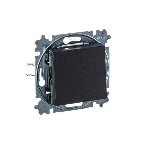 Выключатель 1-кл. СП Levit IP20 антрацит/дым. черн. ABB 2CHH590145A6063 Выключатель 1-кл. СП Levit IP20 антрацит/дым. черн. ABB 2CHH590145A6063