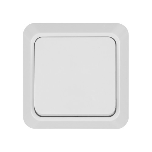Выключатель 1-кл. открытой установки IP20 10А, белый Выключатель 1-кл. открытой установки IP20 10А, белый
