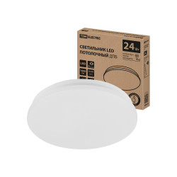 Светильник LED потолочный ДПБ 01, 24 Вт, 4000 К, Классика, TDM