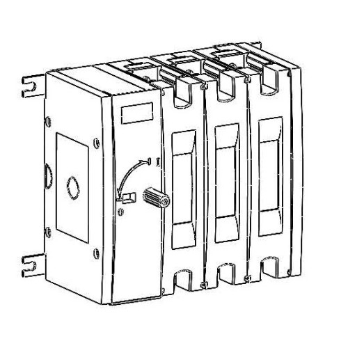 ВЫКЛ.-РАЗЪЕДИНИТЕЛЬ SYSTEMEPACT SD250 3P 250A РУКОЯТКА СЛЕВА ФРОНТ._РУКОЯТКА ЗАКАЗЫВАЕТСЯ ОТДЕЛЬНО