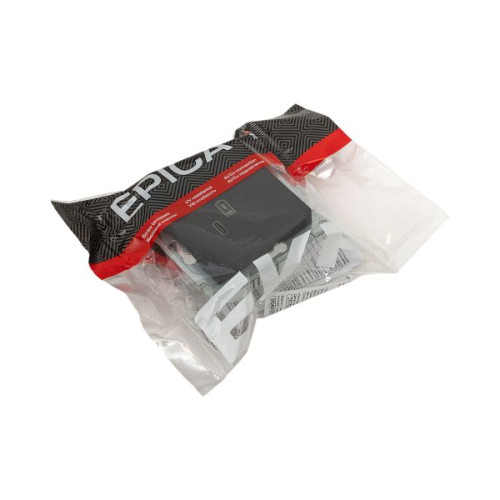 Механизм розетки USB-С, быстрая, чёрн. Эпика EKF