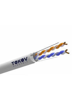 Кабель витая пара F/UTP 2х2х24AWG кат.5E PVC TOKOV ELECTRIC TKE-C06-F22-5E-305-PVC