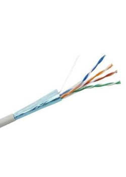 Кабель витая пара F/UTP кат.5E 4х2х24AWG solid CCA PVC сер. (м) Net.on 01-1001