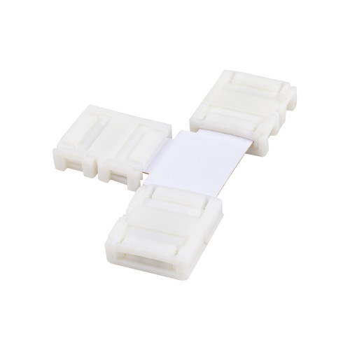 Коннектор для жесткого T-соединения двух светодиодных лент шириной 10 мм, TDM Коннектор для жесткого T-соединения двух светодиодных лент шириной 10 мм, TDM