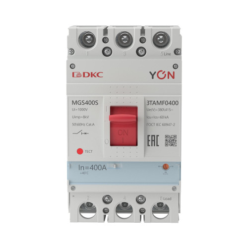 Авт. выкл. YON MGS400 3P 320-400A 60kA Авт. выкл. YON MGS400 3P 320-400A 60kA