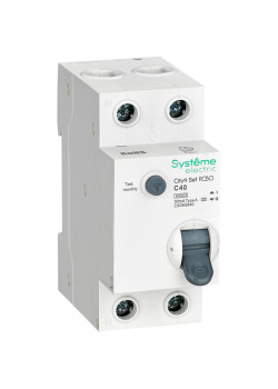 City9 Set Авт. выкл. диф. тока (АВДТ) 1P+N С 40А 6kA 30мА Тип-A 230В