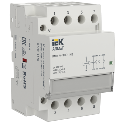ARMAT Контактор модульный KMR 40А 230В AC 3НО 1 НЗ IEK