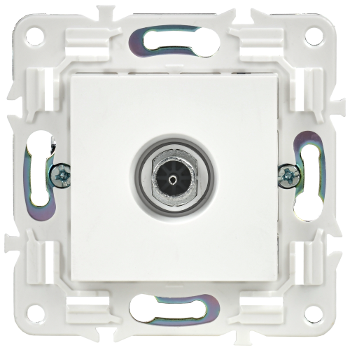 SKANDY Розетка TV оконечная SK-A12W арктический белый IEK SKANDY Розетка TV оконечная SK-A12W арктический белый IEK