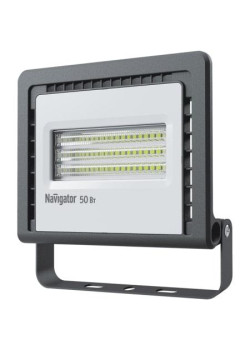 Прожектор светодиодный 14 146 NFL-01-50-6.5K-LED 50Вт 6500К IP65 4100лм черн. Navigator 14146