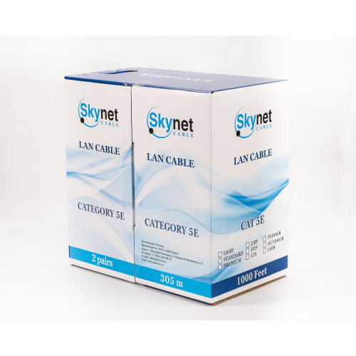 Витая пара U/UTP кат 5e 2х2х0.48 AWG24 Standart PVC IN Витая пара U/UTP кат 5e 2х2х0.48 AWG24 Standart PVC IN