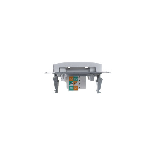 GLOSSA РОЗЕТКА двойная компьютерная RJ45+RJ45 кат. 5e, механизм, БЕЛЫЙ