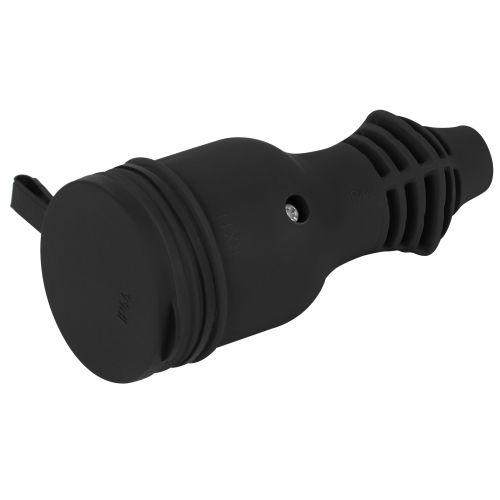 Розетка RX11-B-IP44 16А IP44 прямая с заземл. каучук черн. ЭРА Б0069325 Розетка RX11-B-IP44 16А IP44 прямая с заземл. каучук черн. ЭРА Б0069325