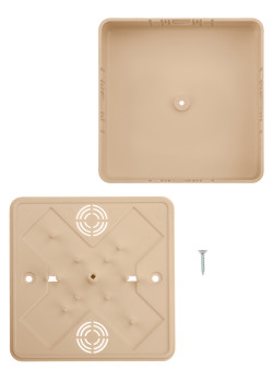 Коробка распаячная КР 100х100х29 ОП сосна IP40, инд. штрихкод TDM