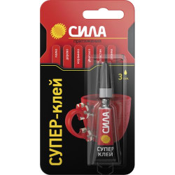 Супер-клей сверхпрочный 3г SBL1-3 BL-1 (блист.) СИЛА C0039198