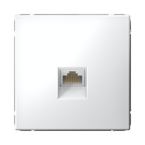 ARTGALLERY РОЗЕТКА компьютерная RJ45, кат. 6A, механизм, БЕЛЫЙ