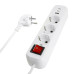 Удлинитель 3-местный с/з с выключ. STEKKER HM071-31-05 3x1мм2, 5м, 250В, 16А, 1USB+2C, 2.4A, сер Home, белый Удлинитель 3-местный с/з с выключ. STEKKER HM071-31-05 3x1мм2, 5м, 250В, 16А, 1USB+2C, 2.4A, сер Home, белый