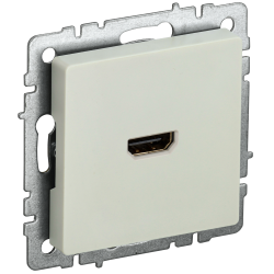 BRITE Розетка HDMI РHDMI-0-БрКр бежевый IEK