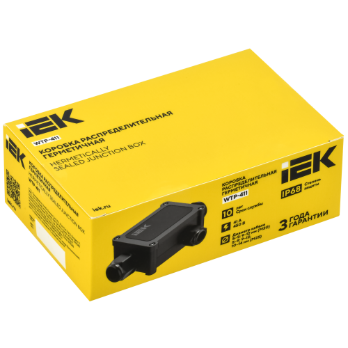 Коробка распределительная герметичная WTP-411 3 ввода IP68 IEK