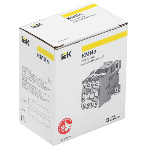 Контактор КМИе-10910 9А 230В/АС3 1NO GENERICA Контактор КМИе-10910 9А 230В/АС3 1NO GENERICA