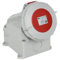 Розетка стационарная ССИ-1252 32А-6ч 380В 3P+PE+N IP67 IEK
