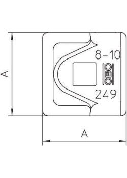 Соединитель для быстр. монтажа Rd8-10 249 8-10 ST-OT FT OBO 5311503