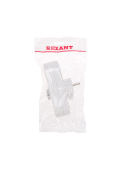 Разветвитель 3-м с заземл. 16А IP20 линейный бел. Rexant 11-1079