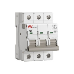 Авт. выкл. AV-6 3P 40A (C) 6kA EKF AVERES