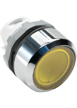Кнопка MP1-21Y без фикс. с инд. желт. ABB 1SFA611100R2103