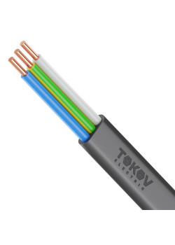 Кабель TOKOV ELECTRIC ВВГ-Пнг(А)-LSLTx 3х1.5 ОК (N PE) 0.66кВ (уп.100м) УТ000030883