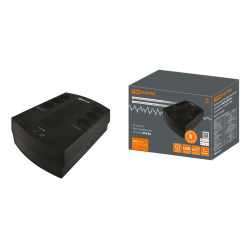 Источник бесперебойного питания ИБП 650 ВА 6 розеток +2USB TDM