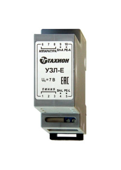 Устройство защиты 1-го порта локальной сети Ethernet 10 Base-T/100 Base-TX, - 55° ? +85°С, IP20, 89х58х35мм, на DIN-рейку (УЗИП, грозозащита)