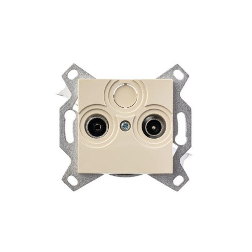 Розетка телевизионная оконечная TV/R Levit сл. кость ABB 2CHH083503A6017 Розетка телевизионная оконечная TV/R Levit сл. кость ABB 2CHH083503A6017