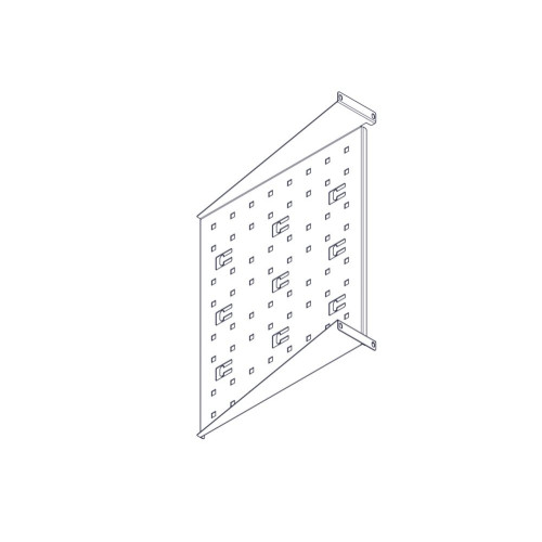 Фиксированная полка Systeme Electric, серия Uniprom, 2U, 450мм, до 15кг Фиксированная полка Systeme Electric, серия Uniprom, 2U, 450мм, до 15кг