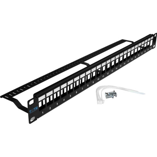 Патч-панель наборная Lanmaster TWT-PP24OK-UTP 19 Патч-панель наборная Lanmaster TWT-PP24OK-UTP 19