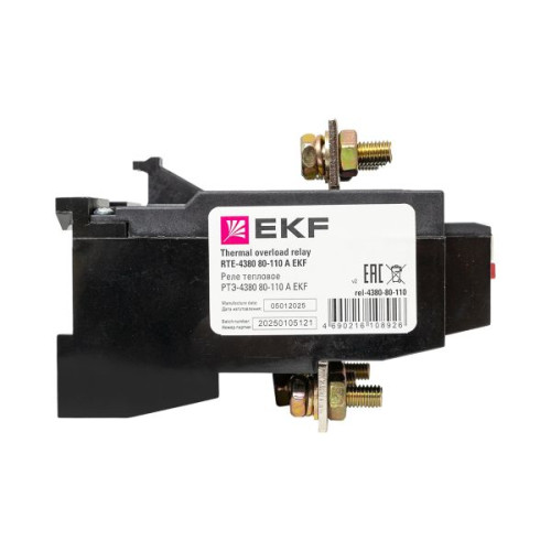 Реле тепловое РТЭ-4380 80-110А EKF Реле тепловое РТЭ-4380 80-110А EKF