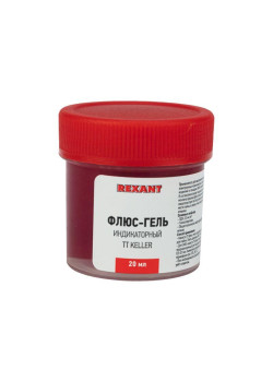 Флюс-гель для пайки TT KELLER индикаторный 20 мл банка Rexant 09-3692