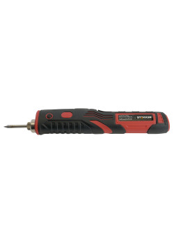 Паяльник беспроводной 8W, нихромовый нагреватель, 1800 mAh, 5В, красный/черный, PLE801-08
