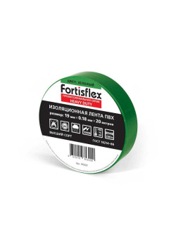 Изолента ПВХ Heavy Duty 19х0.18х20 зел. Fortisflex 90820