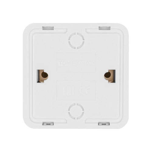 Розетка TФ (RJ-11) открытой установки IP20, белая Розетка TФ (RJ-11) открытой установки IP20, белая