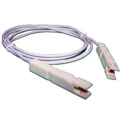 Патч-корд Lanmaster UTP LAN-P1-P1-1M 110-110 кат.5E 1м серый ПВХ (уп.:1шт)