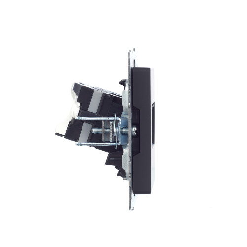BRITE Розетка компьютерная двойная RJ45 кат.5E РК10-2-БрГ графит IEK BRITE Розетка компьютерная двойная RJ45 кат.5E РК10-2-БрГ графит IEK