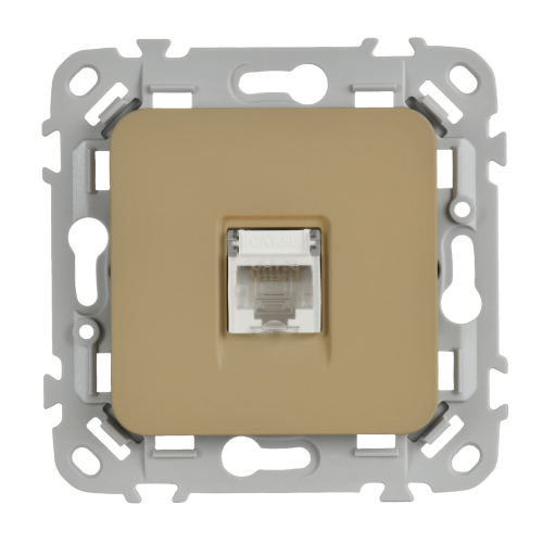 FLITE Розетка компьютерная RJ45 категория 5Е UTP РК5е-1-0-ФлХ хаки IEK FLITE Розетка компьютерная RJ45 категория 5Е UTP РК5е-1-0-ФлХ хаки IEK