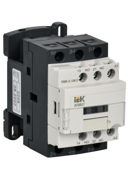 ARMAT Контактор КМИ-А-10612 LC1D 6А 400В/АС3 1NO/1NC IEK