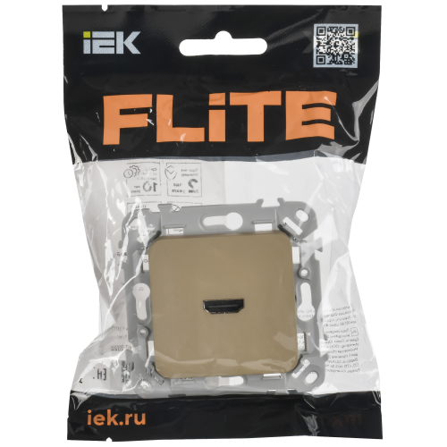 FLITE Розетка HDMI РШДМА-ФлХ хаки IEK FLITE Розетка HDMI РШДМА-ФлХ хаки IEK
