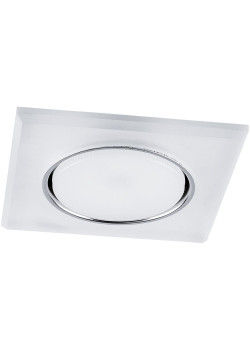 Светильник встраиваемый с белой LED подсветкой Feron CD5022 потолочный GX53 без лампы, белый матовый