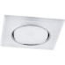 Светильник встраиваемый с белой LED подсветкой Feron CD5022 потолочный GX53 без лампы, белый матовый Светильник встраиваемый с белой LED подсветкой Feron CD5022 потолочный GX53 без лампы, белый матовый