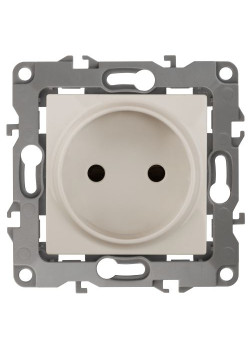 Розетка 1-м СП Эра12 12-2105-02 16А IP20 16AX 250В 2P механизм сл. кость Эра Б0018255